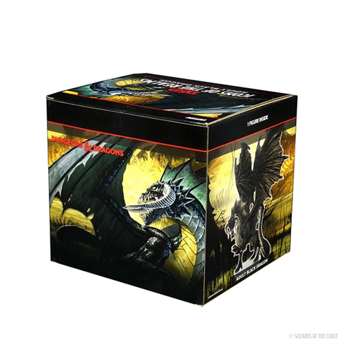 DnD - Adult Black Dragon - Icons of the Realms Premium DnD Figur